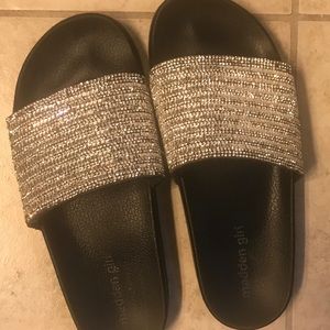 Women’s Slides with sparkle